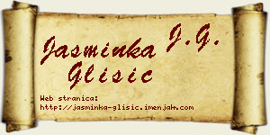 Jasminka Glišić vizit kartica
